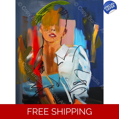 Expressionist Portrait Figure 5104